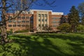 Jenison Fieldhouse former home of Spartan Basketball on the campus Royalty Free Stock Photo