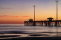 Jennette`s Pier In The Outer Banks Royalty Free Stock Photo