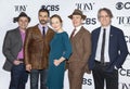 Jennifer Ehle, Jefferson Mays, and Bartlett Sher at Meet the Nominees for 2017 Tonys Royalty Free Stock Photo
