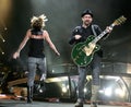 Sugarland performs in concert