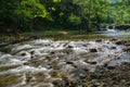 Jennings Creek and Waterfalls in the Blue Ridge Mountains Royalty Free Stock Photo