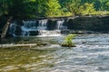 Jennings Creek Waterfalls in the Blue Ridge Mountains Royalty Free Stock Photo