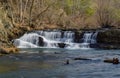 Jennings Creek Waterfalls, Botetourt County, Virginia, USA - 2 Royalty Free Stock Photo