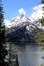 Jenny Lake Grand Teton Mountains at Grand Tetons National Park Royalty Free Stock Photo