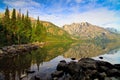 Jenny Lake in Grand Teton National Park, Wyoming Royalty Free Stock Photo