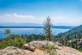 Jenny Lake in Grand Tetons Royalty Free Stock Photo