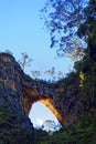 Jenolan Caves Carlotta Arch by sunset low-angle shot