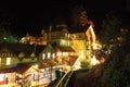 Jenolan Caves House at night Royalty Free Stock Photo
