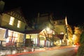 Jenolan Caves village at night Royalty Free Stock Photo