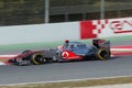 Jenson Button GBR McLaren MP4-27 - Test Barcelona