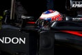 JENSON BUTTON (McLAREN HONDA) - F1 TEST Royalty Free Stock Photo