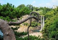 Jeongbang waterfall, Jeju Island Royalty Free Stock Photo