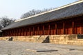 Jeongjeon Hall of Jongmyo Shrine in Seoul, Korea