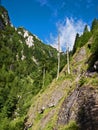 Jepii Mici mountains near Caraiman cabana Royalty Free Stock Photo