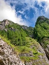 Jepii Mici mountains near Caraiman cabana Royalty Free Stock Photo