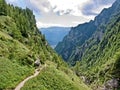 Jepii Mici mountains near Caraiman cabana Royalty Free Stock Photo