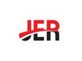 JER Letter Initial Logo Design Vector Illustration Royalty Free Stock Photo