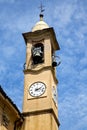 jerago old wall and church tower bell sunny day