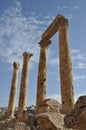 Jerash Columns Royalty Free Stock Photo