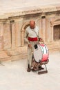 Jerash, Jordan drum player in roman theatre