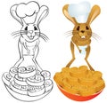 Jerboa chef Royalty Free Stock Photo