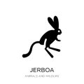 jerboa icon in trendy design style. jerboa icon isolated on white background. jerboa vector icon simple and modern flat symbol for