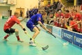 Jere Liljenback - floorball defender Royalty Free Stock Photo