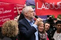 Jeremy Corbyn visits Whitchurch Common, Cardiff, South Wales, UK.