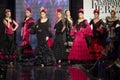 JEREZ DE LA FRONTERA, SPAIN - FEB 9: Models walk on the