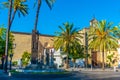 JEREZ DE LA FRONTERA, SPAIN, JUNE 26, 2019: Real Convento de Santo Domingo at Jerez de la Frontera in Spain