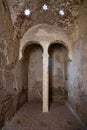 Jerez de la Frontera, Spain - Nov 15, 2019: The Arab Baths, Banos Arabes in the Moorish Alcazar Royalty Free Stock Photo