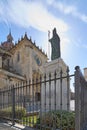 Jerez de la Frontera, Spain - September 7, 2023: Church tribute to Pope John Paul II in Jerez de la Frontera, Andalusia. Royalty Free Stock Photo