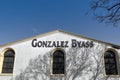 Jerez de la Frontera, Spain - September 7, 2023: View of one of the facades of Bodega Gonzalez Byass.