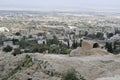 Jericho cityscape from Judea desert. Royalty Free Stock Photo