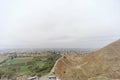 Jericho, Israel. - February 16.2017. View from the Mount of Temptation in Jericho. Royalty Free Stock Photo