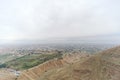 Jericho, Israel. - February 16.2017. View from the Mount of Temptation in Jericho. Royalty Free Stock Photo