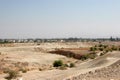 View of the ancient city of Jericho from the west, Jordan Valley, Palestine, Israel Royalty Free Stock Photo