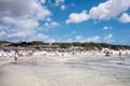 Tourists on the beach, Jericoacoara, Brazil Royalty Free Stock Photo