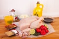 Jerk chicken cooking ingredients