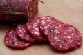 Jerked Italian salami