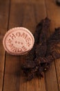 Jerky beef dried cured spiced meat