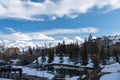 Winter Wonderland at Dolphin Lake in Jermuk, Armenia Royalty Free Stock Photo