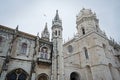 Jeronimos Monastery in the Belem area of Lisbon, Portugal