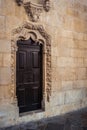 Old wooden doors