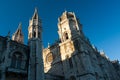 The Jeronimos Monastery in Lisbon, Portugal. Royalty Free Stock Photo