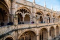 Jeronimos monastery manueline style decoration architecture.