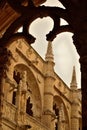 The Jeronimos Monastery - Lisbon Portugal - architecture background Royalty Free Stock Photo