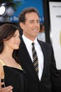 Jerry Seinfeld,Jessica Seinfeld Royalty Free Stock Photo
