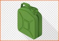 Jerrycan vector 3d flat isometric