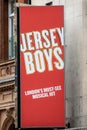 Jersey Boys at the Trafalgar Theatre in London, UK